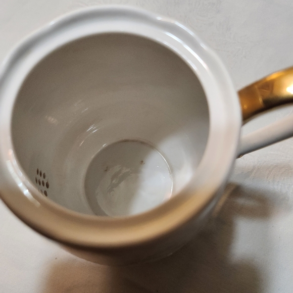 Vintage Windsor bone china Pink Freesia and Willow tea/ coffee pot - Picture 8 of 10